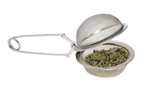 Sieve spoon with clamp for tea NLD