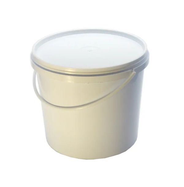 Bucket 1l with lid white